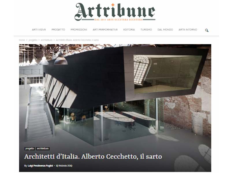 News Artribune: Architetti d’Italia
